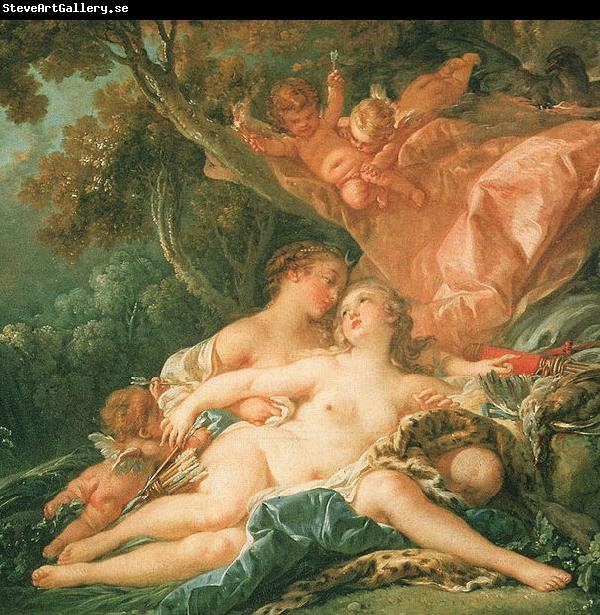 Francois Boucher Jupiter in the Guise of Diana and the Nymph Callisto